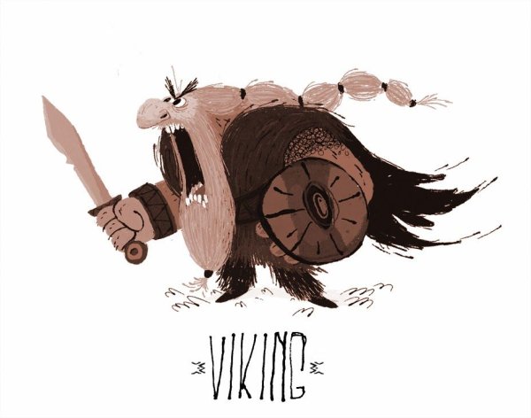 Смешной Викинг арт