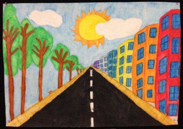 Рисование моя улица