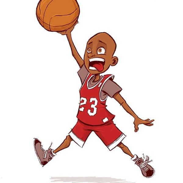 Баскетболист мультяшный