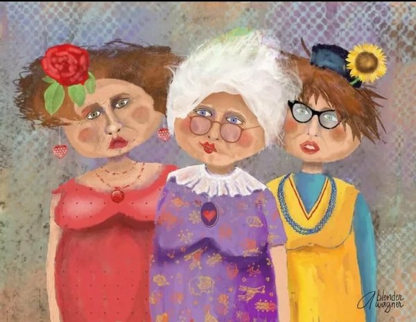 Три подруги в старости