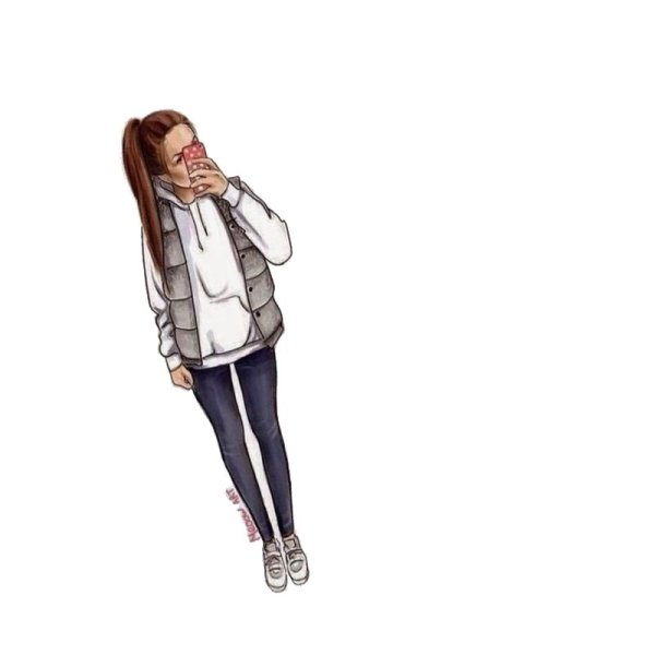 Девочки подростки для срисовки в полный рост