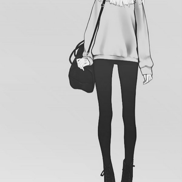 Нарисовать девочку в полный рост