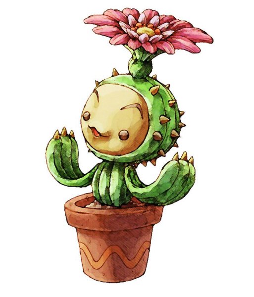 Кактус арт милый