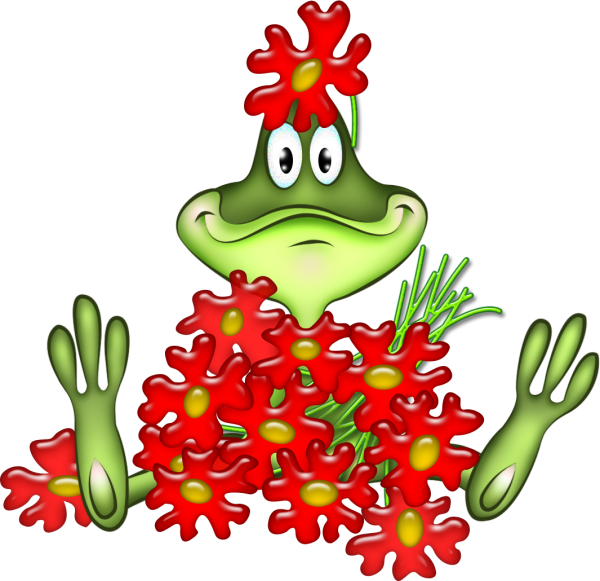 Лягушка с восьмым марта