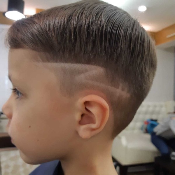 Молния прическа для мальчика