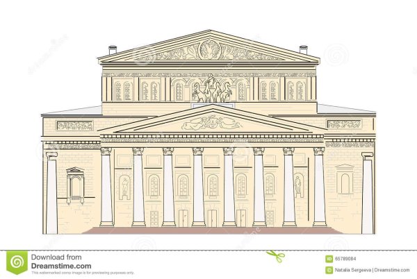 Большой театр в Москве вектор