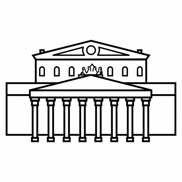 Классицизм в архитектуре карандашом