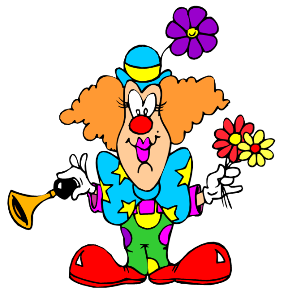 Рисунок забавный клоун