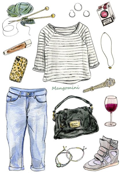 Модные Луки для рисования легко