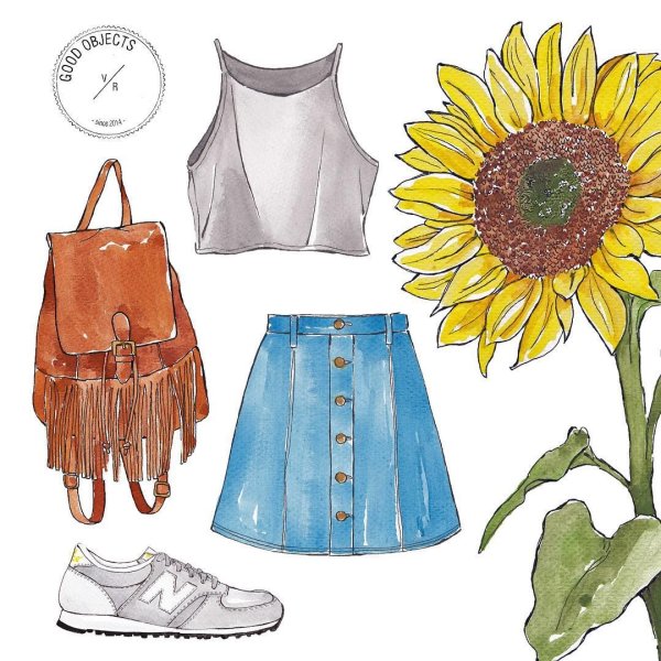 Модные Луки одежды срисовывать