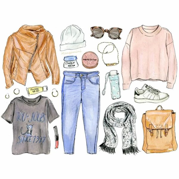Летние вещи для срисовки