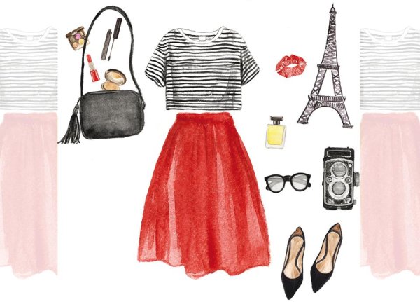 Летняя одежда для срисовки