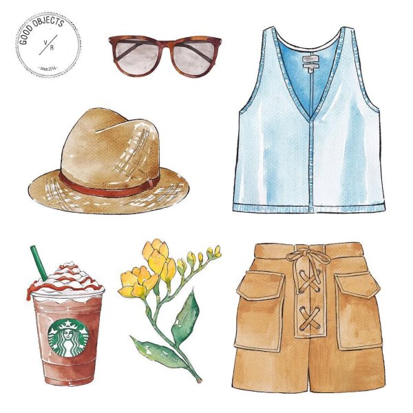 Модные Луки для рисования