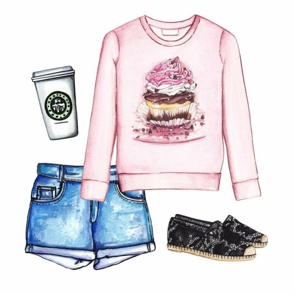 Модные Луки для рисования