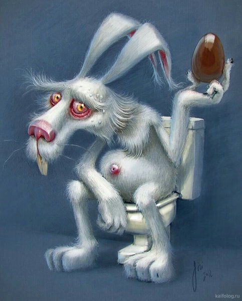 Смешной заяц