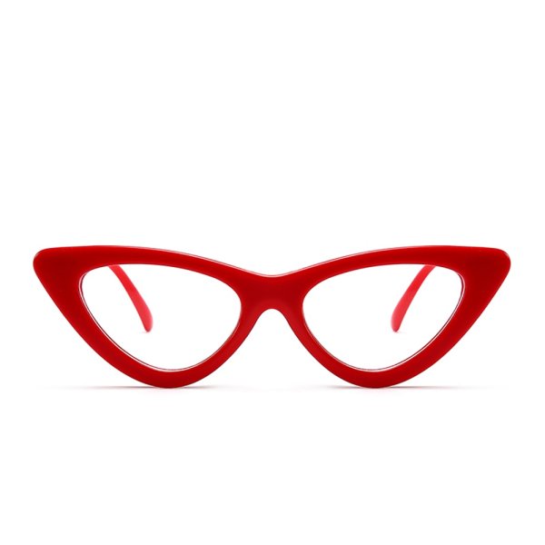 Красные треугольные очки