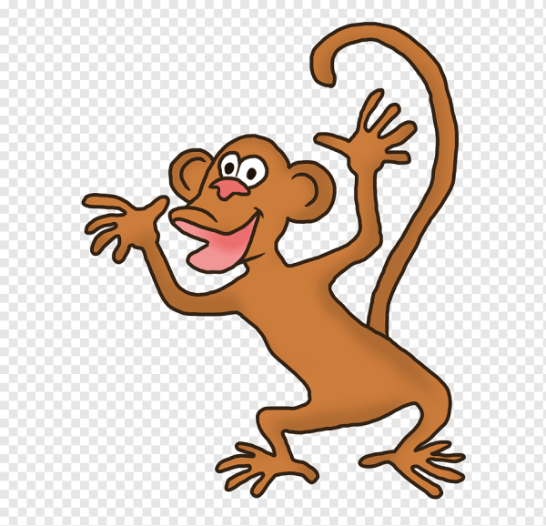 Обезьяна рисунок