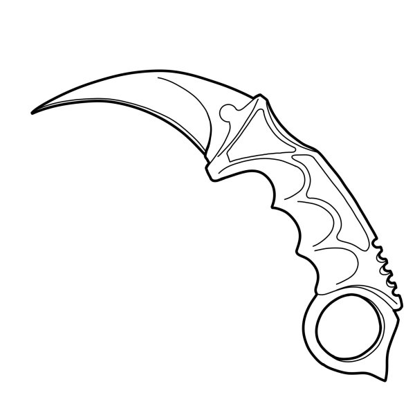 Karambit Knife CS go