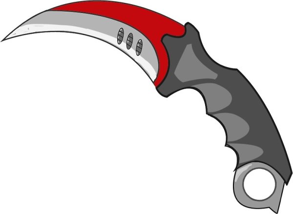 Нож керамбит CS go