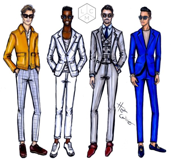 Fashion иллюстрации девушки и парни