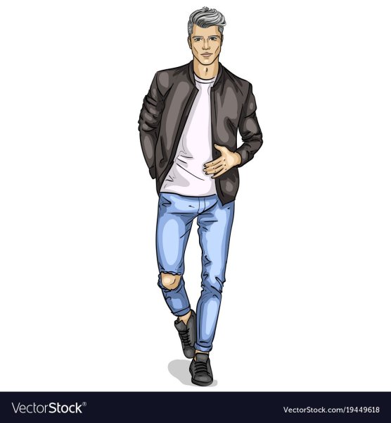 Эскиз мужского костюма