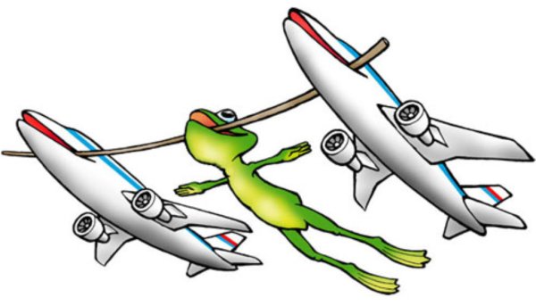 Нарисованные смешные самолетики