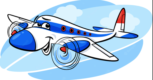 Самолетик с глазками