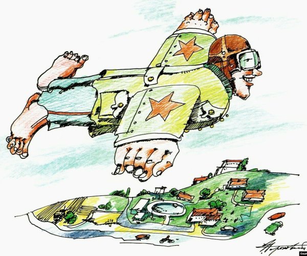 Карикатуры Авиация летчики