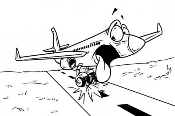 Рисунок самолета прикольный