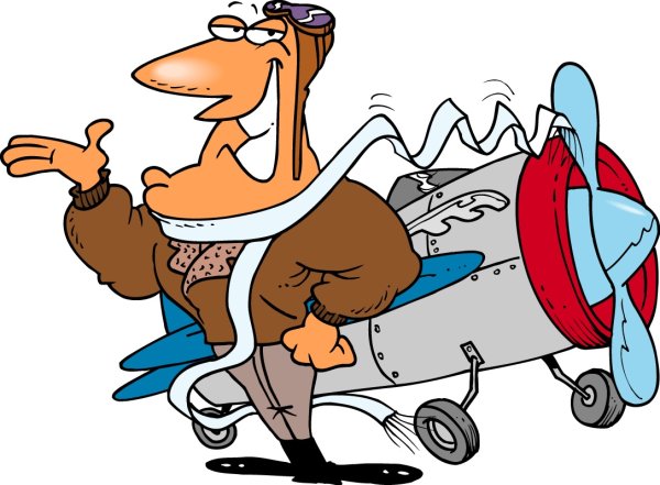 Пилот мультяшка