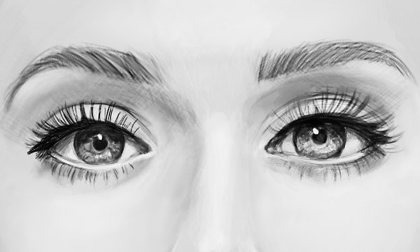 Глаза рисунок