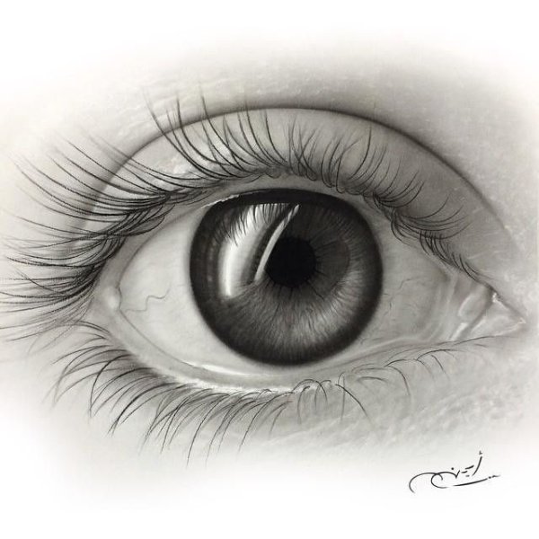 Рисование глаз для дошкольников