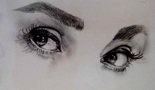 Зрачок рисунок