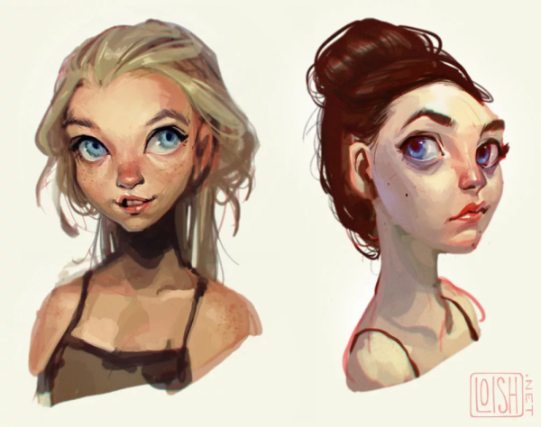 Туториал диджитал портрет