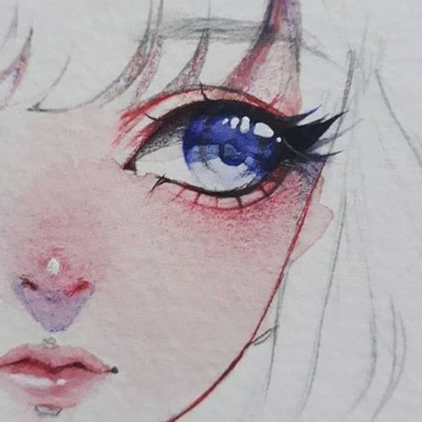 Глаза снизу референс