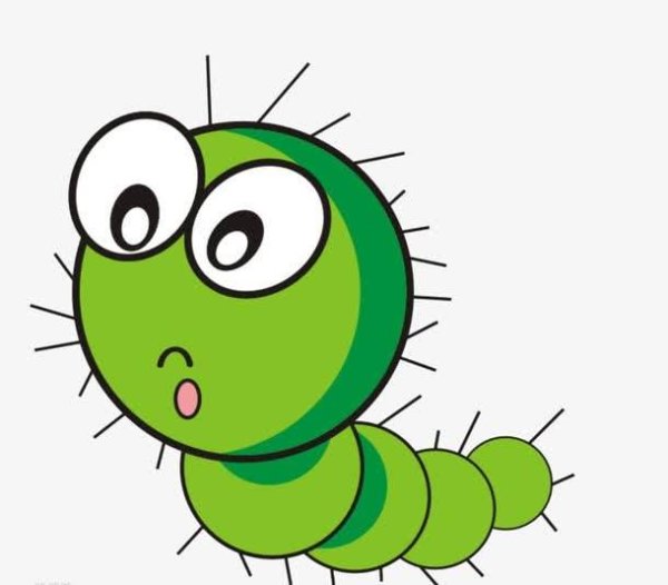 Веселая гусеничка