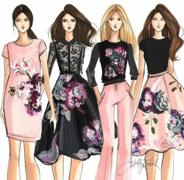 Модный сейчас стиль рисования