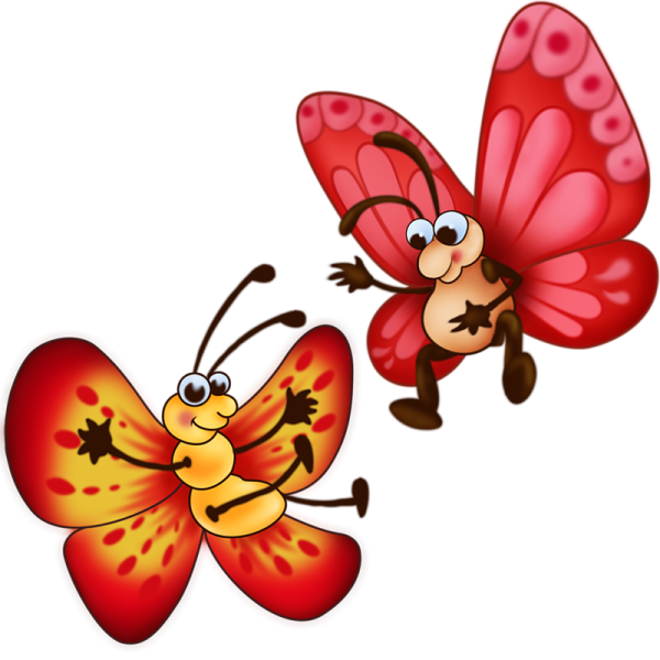 Мультяшные насекомые