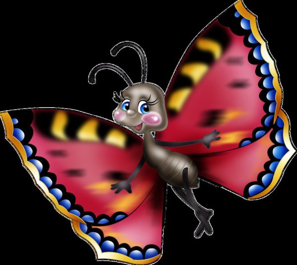 Мультяшные насекомые