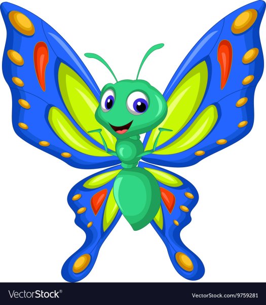 Весёлые бабочки