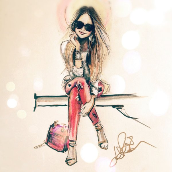 Классные модные рисунки