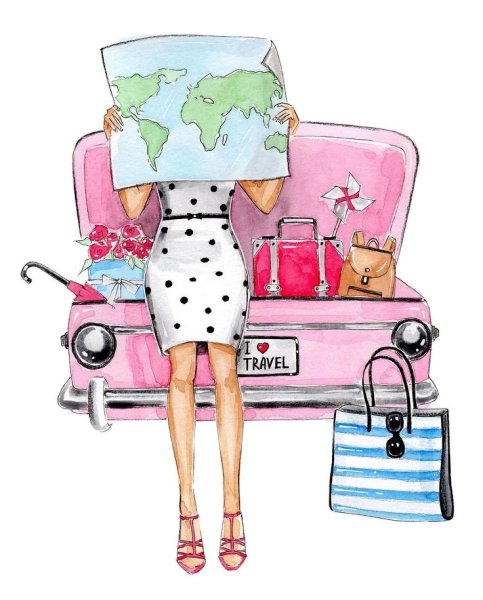 Подруги нарисованные