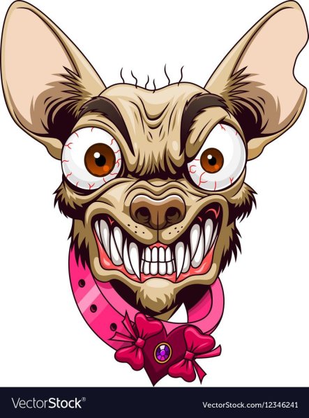 Злая собака мультяшка