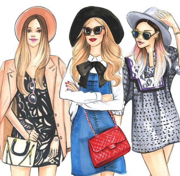 Стильные рисунки