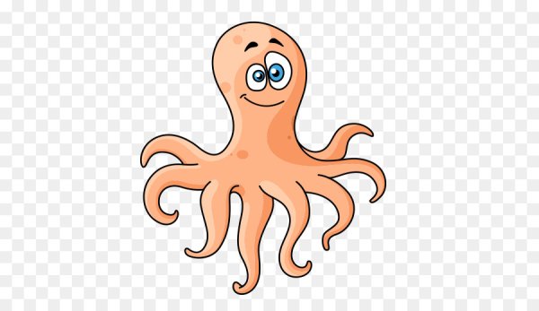 Осьминог рисунок прикольный