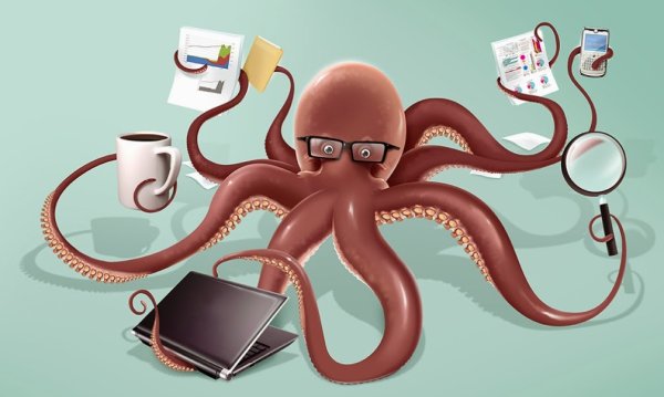 Осьминог многозадачность