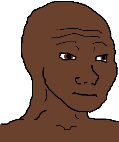 Негр рисунок