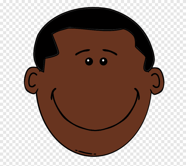 Лицо на прозрачном фоне