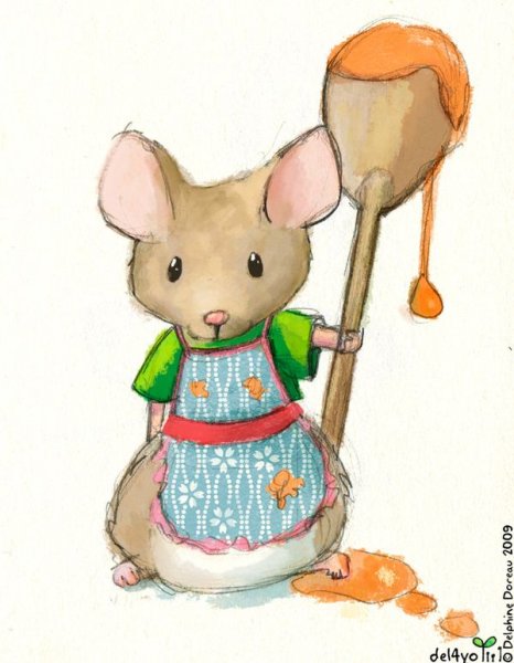 Милые мышки рисунки