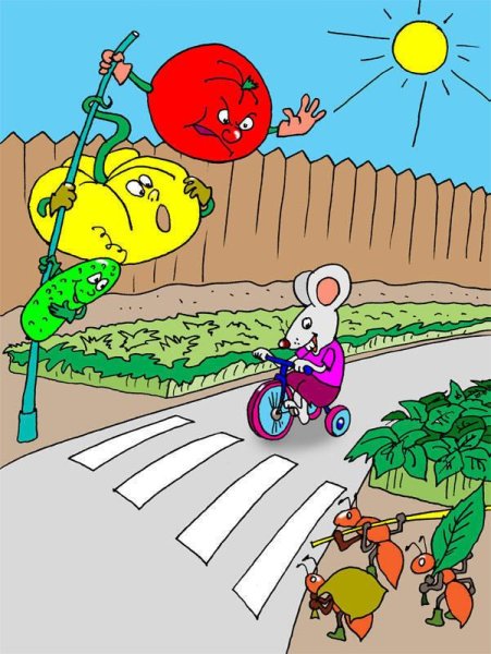 Светофор рисунок